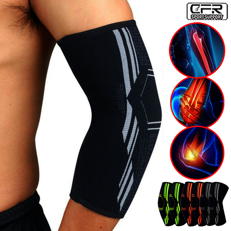 Elbow Brace Compression Support Sleeve Arthritis Tendonitis Reduce Joint Pain
