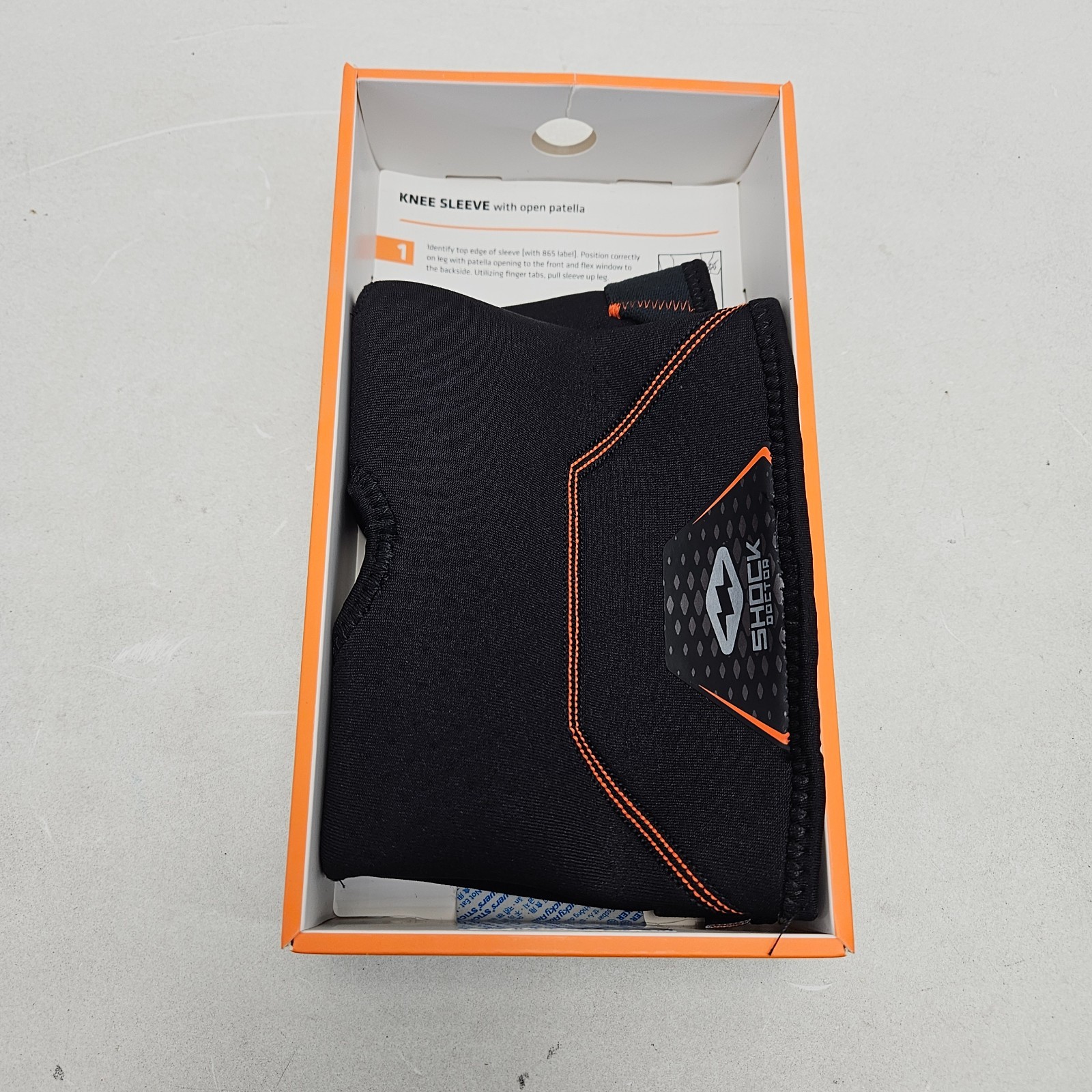 Shock Doctor Knee Brace Compression Sleeve Support XL 14.5-16″ Left/Right Leg