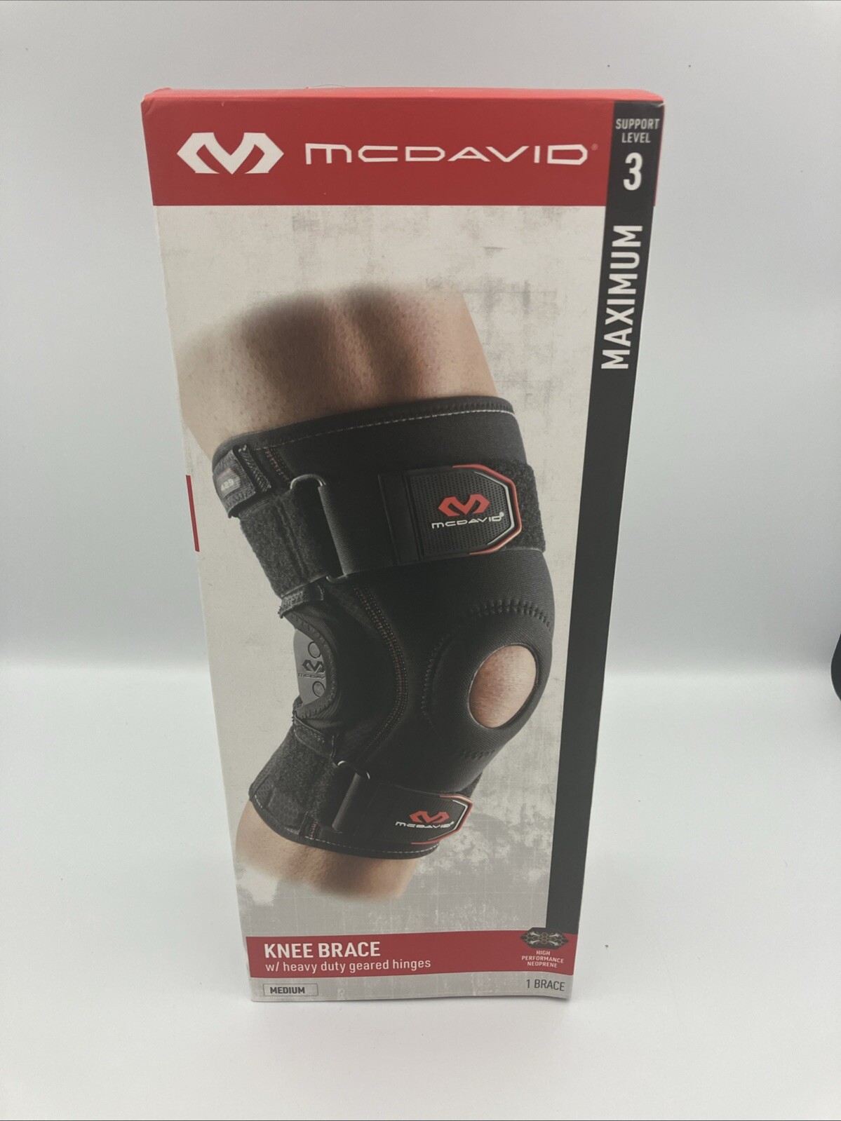 McDavid 429 PS II Hinged Knee Brace – Black