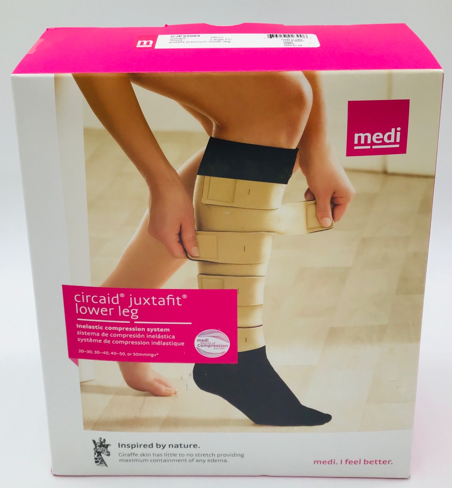 Medi CJF22003 Circaid Short Juxtafit Premium Lower Leg Compression Large FC 28cm