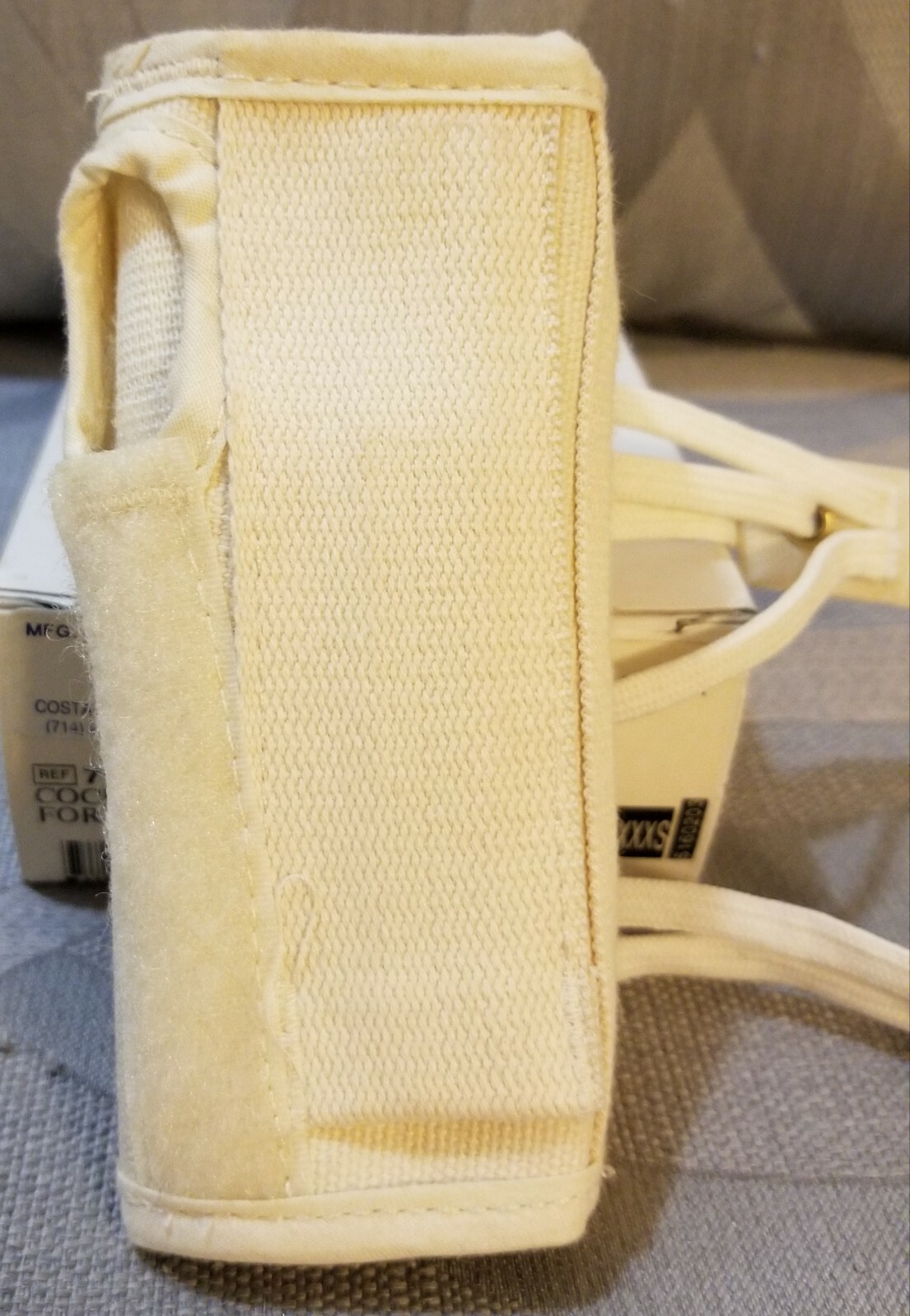 Procare Pediatric Wrist Splint Cock-Up Lacing Canvas Ivory Left 4 1/2″ XXXS New
