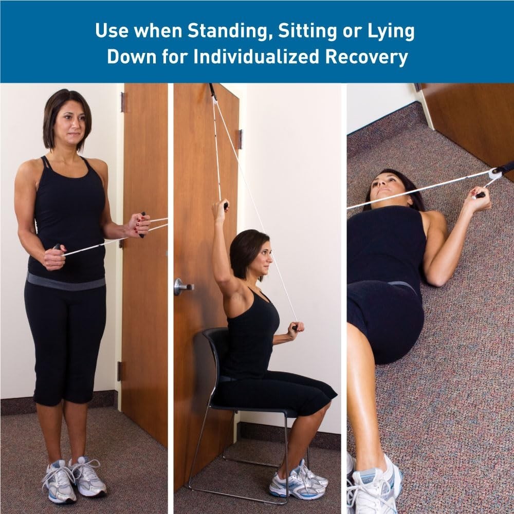 Shoulder Pulley Rehab System – Over-The-Door Physical Therapy Equipment for Exer