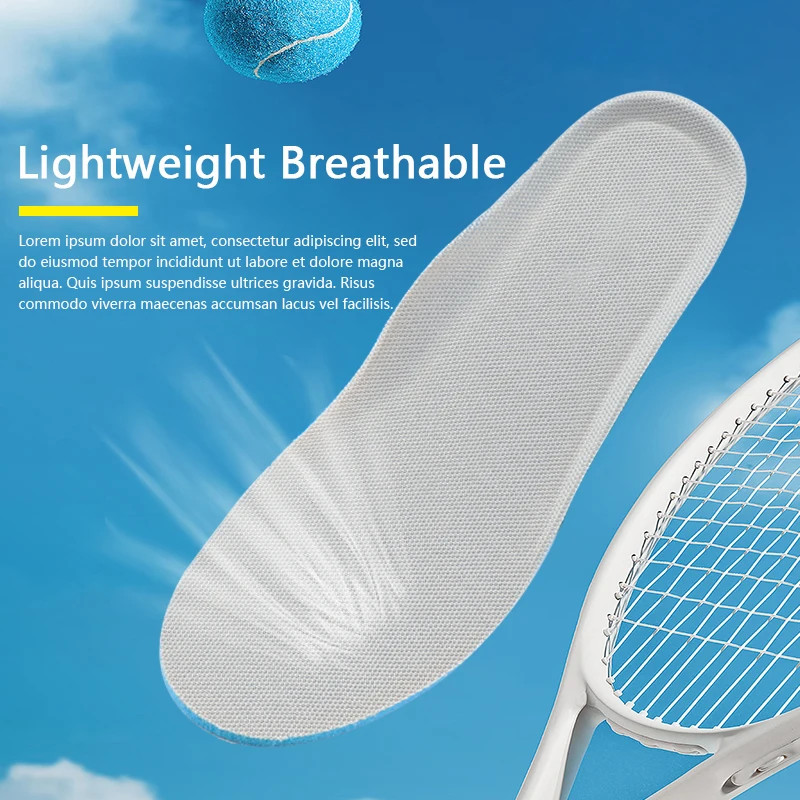 New Orthopedic Sports Insoles for Shoes Flat Foot Pad for Women Men Plantar Fasc