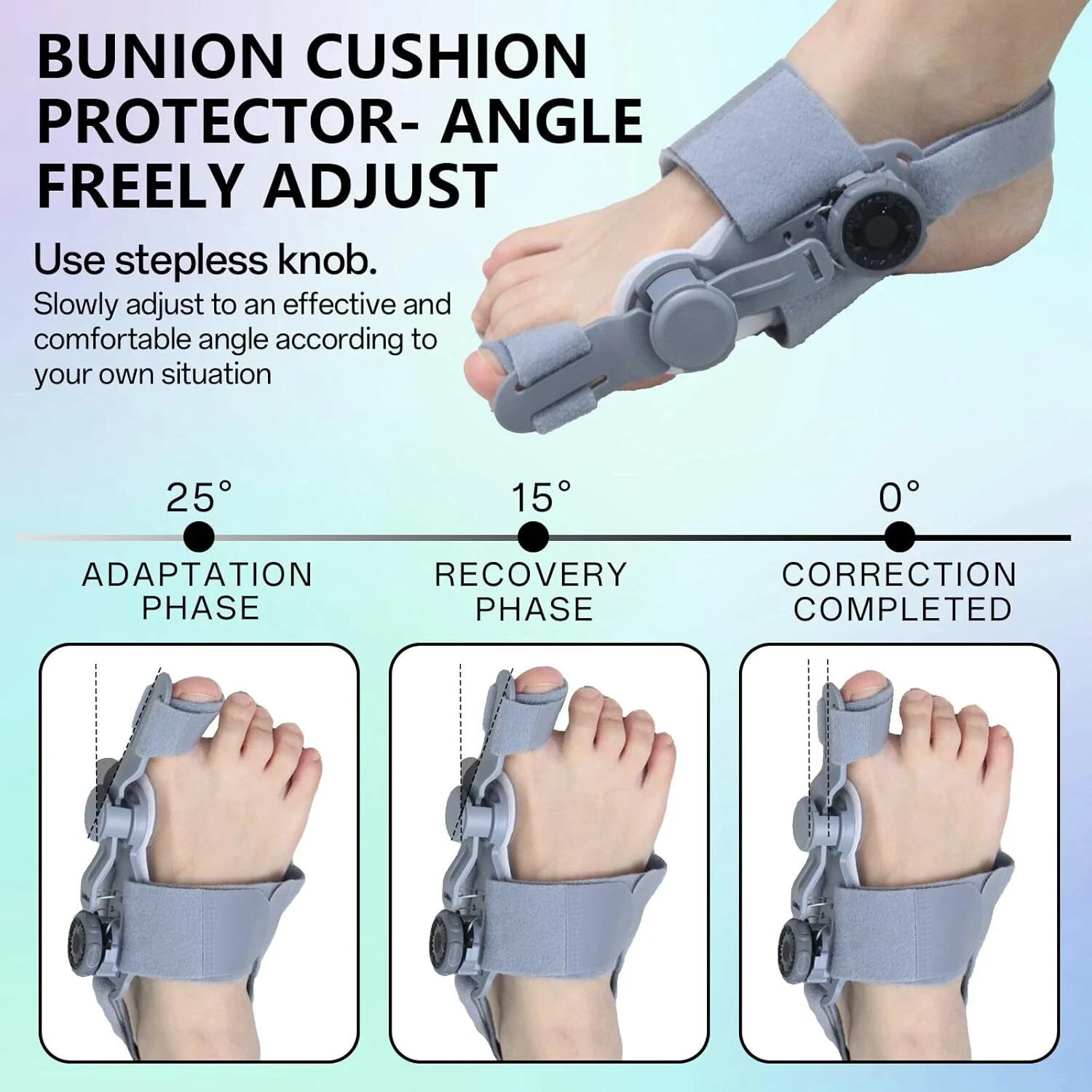 Bunion Fix Toe Valgus Corrector Adjustable Orthosis Women Men Splints