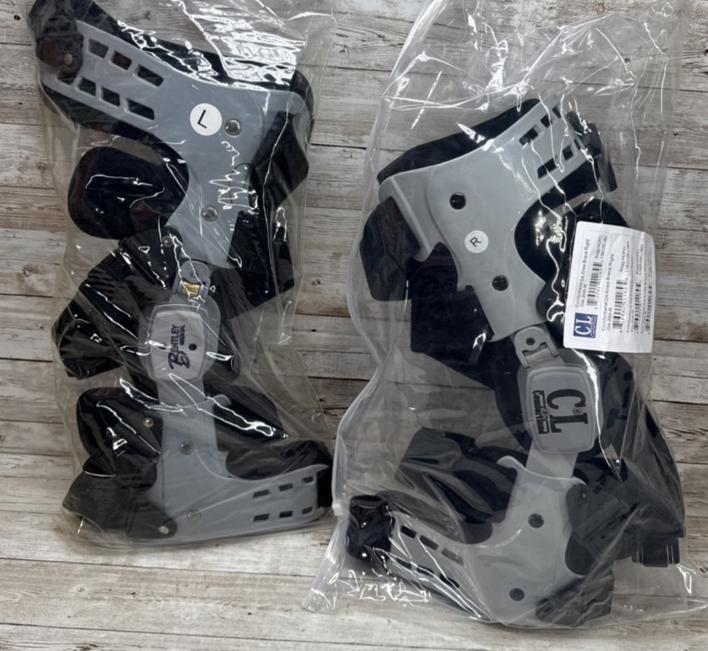 Bentley Medical Universal Knee Brace 1 LEFT & 1 RIGHT Comfortland Brace Size: LG