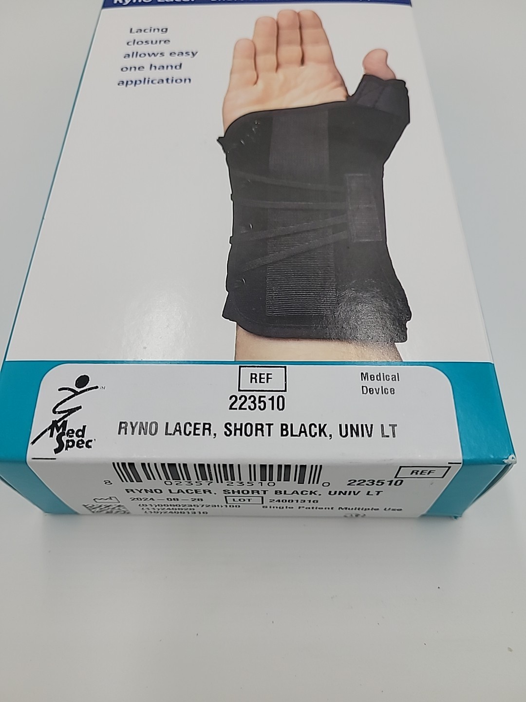 Med Spec Ryno Lacer, Short Black UNIV LT