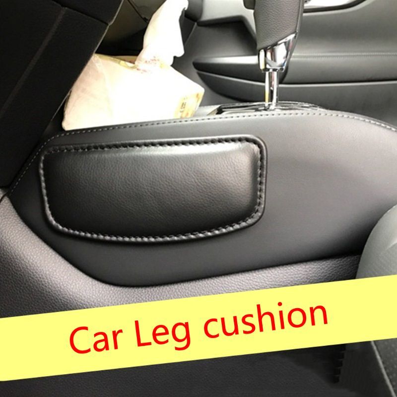 PU Leather Auto Center Console Knee Cushion Soft Pad Car Leg Elbow Cushion Pad
