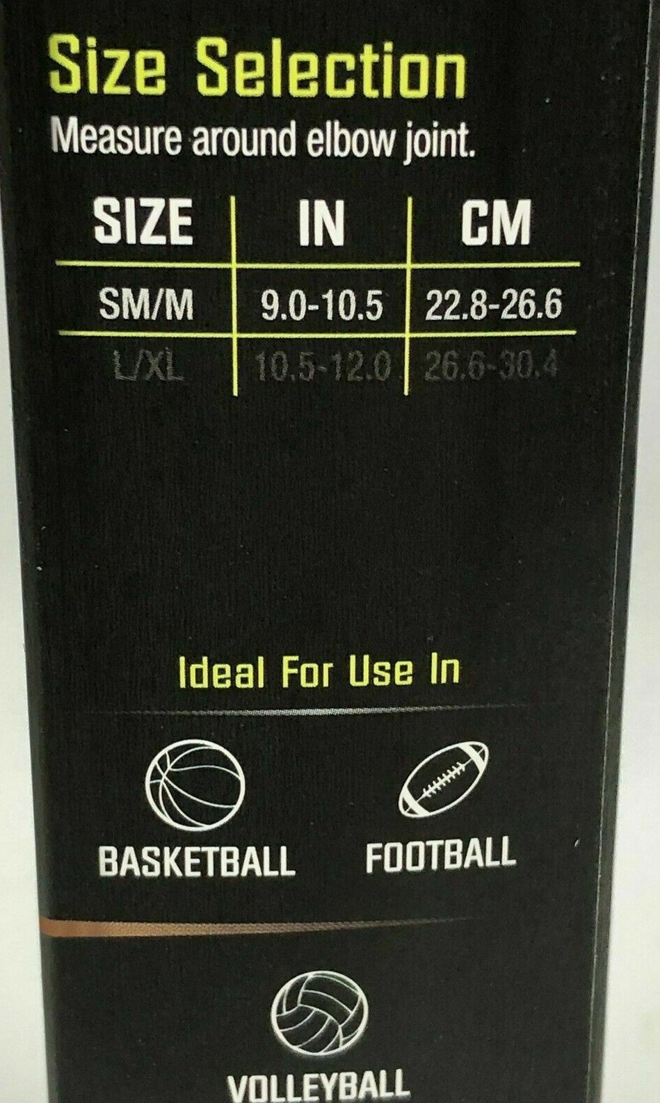 ACE Compression Elbow Sleeves with Pad Abrasion Protection Small/Medium 4 PACK
