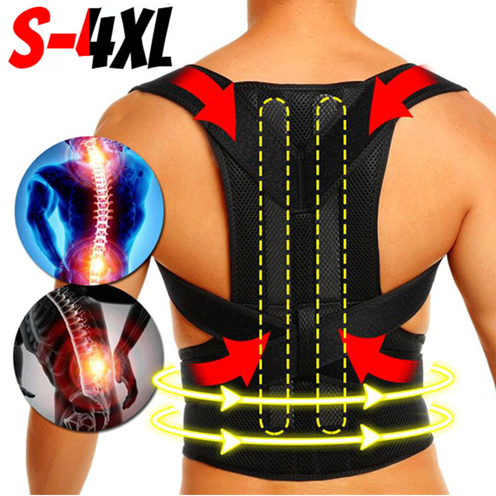 Posture Corrector Back Brace for Upper and Lower Back Pain Relief Keep Straight