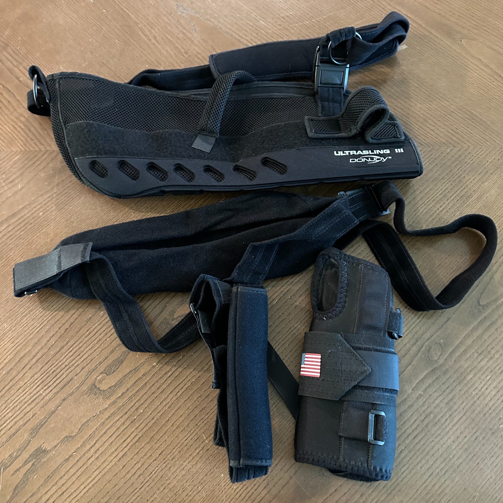 DONJOY ULTRASLING III Black Shoulder Support Sling Brace Size XL