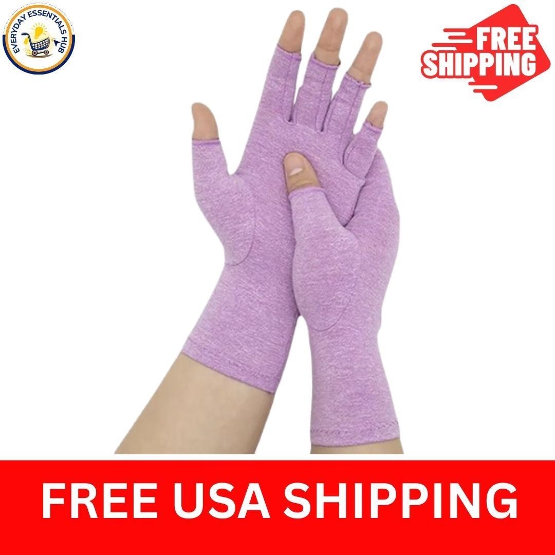 Medical Arthritis Gloves Compression Copper Pain Relief Hand Wrist Support Brace
