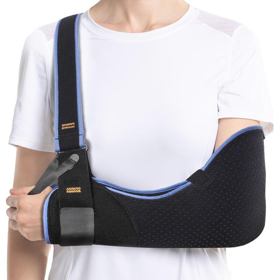 Velpeau Arm Sling Shoulder Immobilizer for Left or Right Arm – Men Or Women
