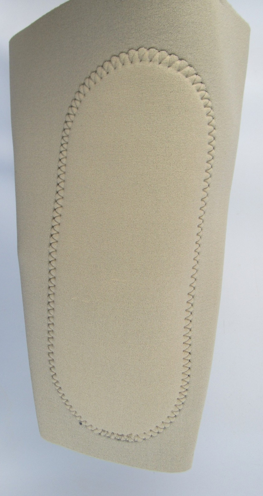 Jerome Neoprene Thigh Compression Sleeve Hamstring Quad Support Beige Size Small