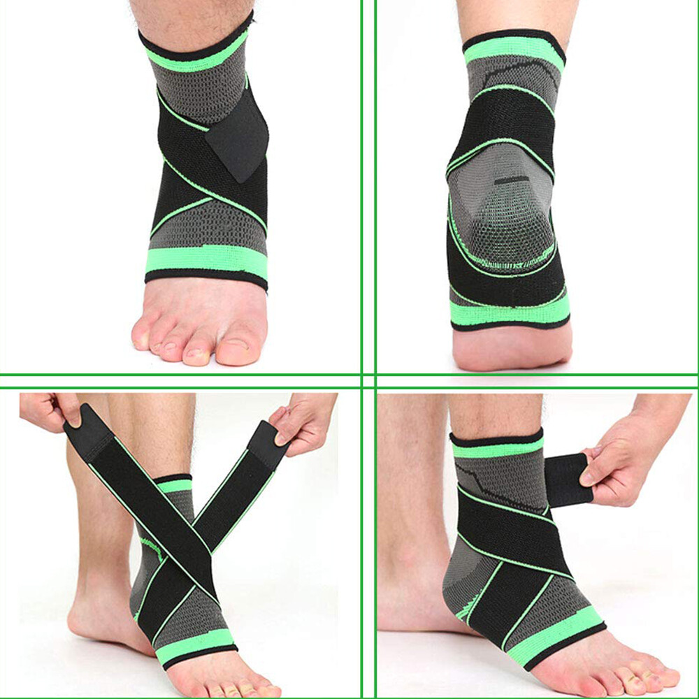 Adjustable Ankle Support Compression Strap Achilles Tendon Brace Sprain Sports 2