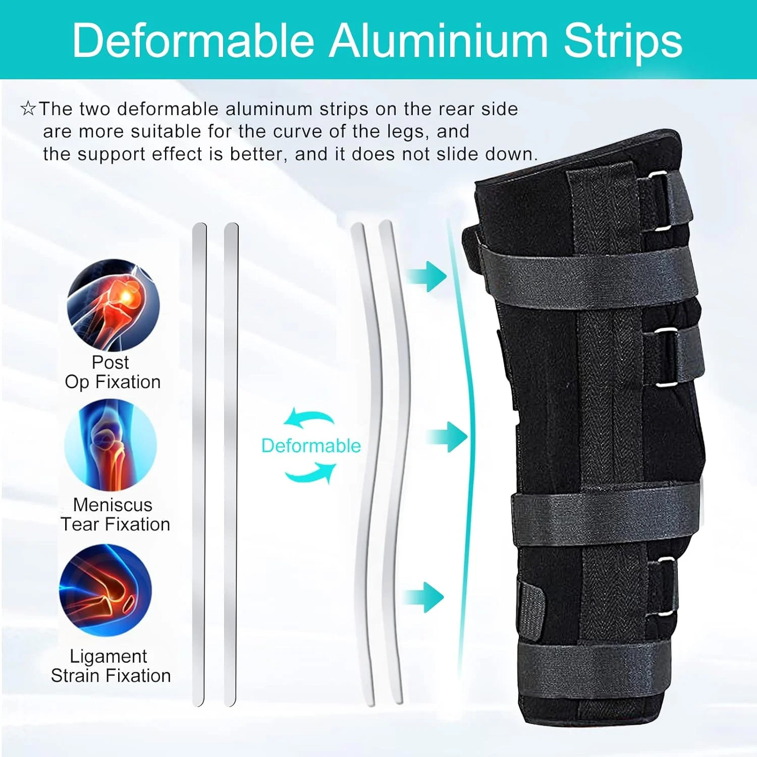 Unisex Knee and leg immobilization Stabilizer for Post Surgery Recovery,Knee Fra