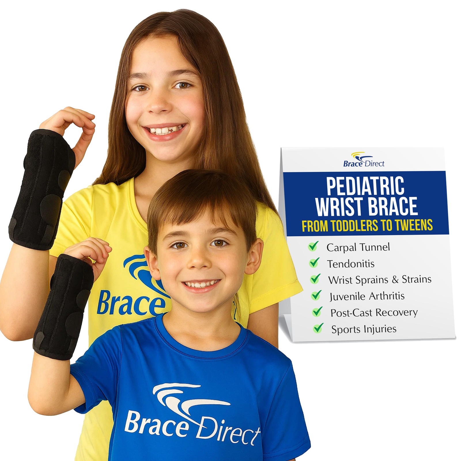 Kid’s Pediatric Lace-Up Wrist Brace for Wrist Immobilization