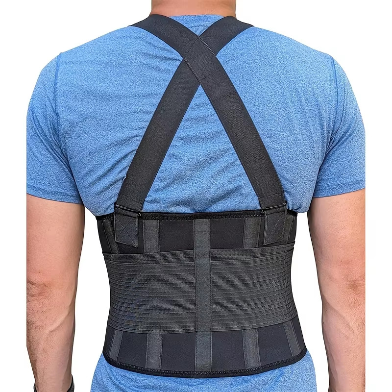 Double Pull Lumbar Support Belt Orthopedic Waist Brace Corset Spine Back Relieve