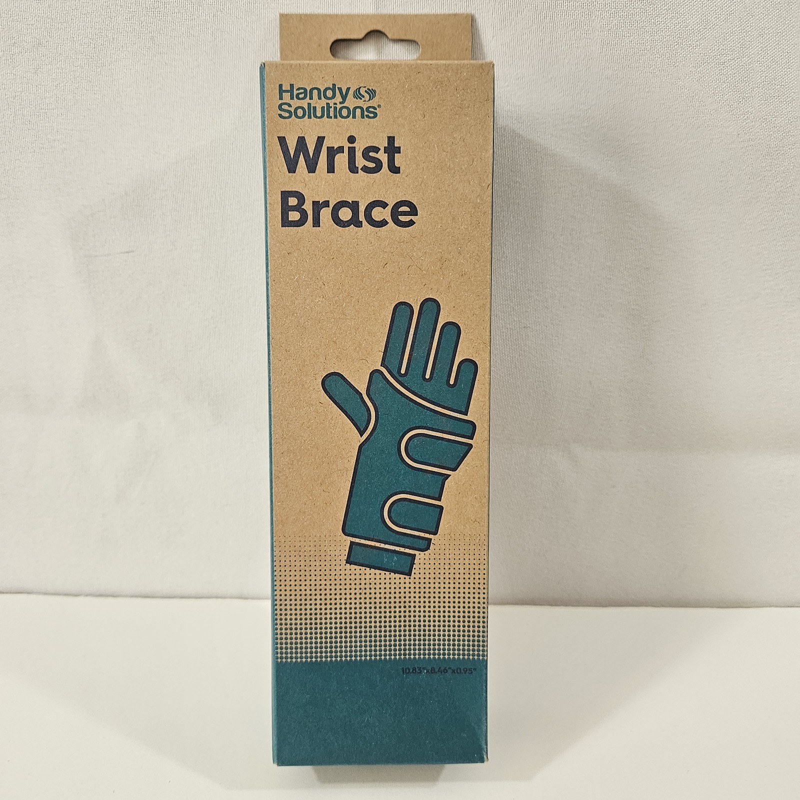 Handy Solutions Wrist Brace Adjustable Breathable Fabric Cushion Bead Right/Left
