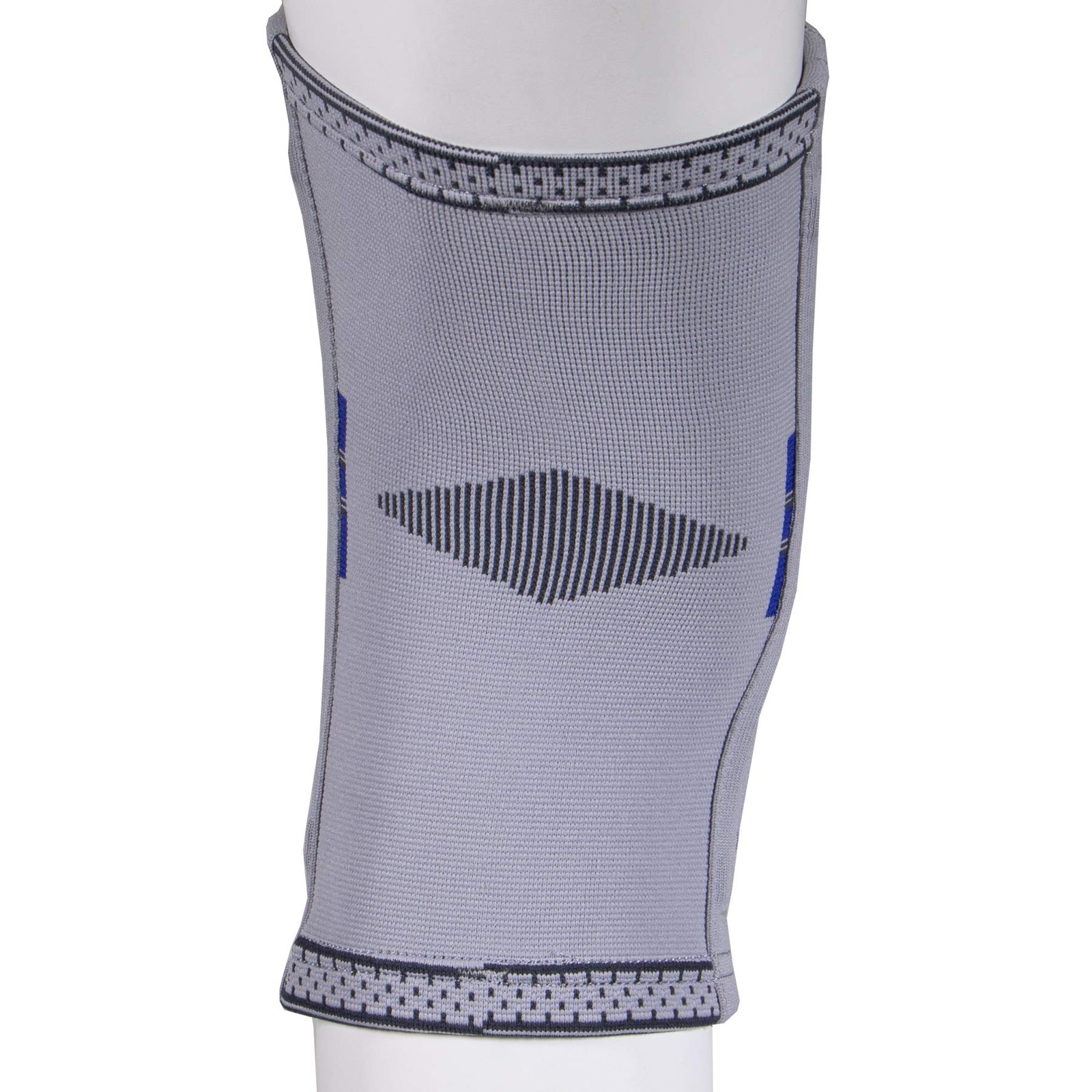 Champion Elastic Knee Support Compression Sleeve, X-Small, Gray (Side Stays)