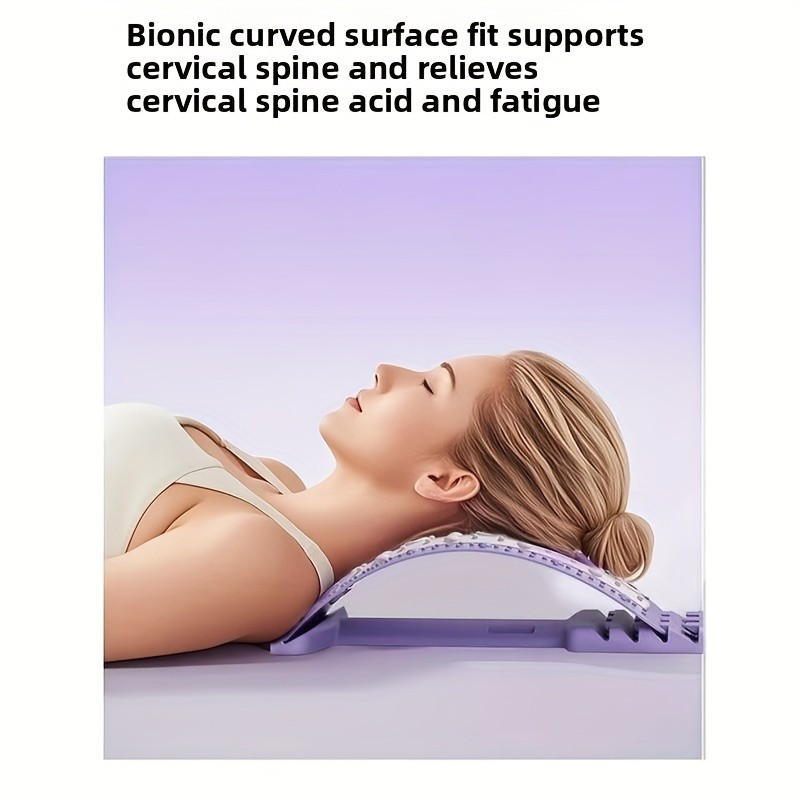 Four-Stage Adjustable Magnetic Back Stretcher And Posture Corrector – Ergonomic