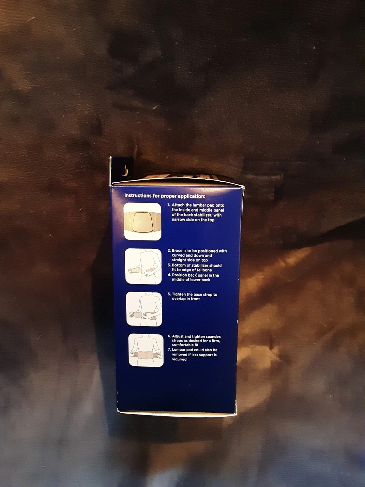 NEW Walgreen Deluxe Back Stabilizer Size L/XL Coolmax, Antimicrobial Lumbar Pad