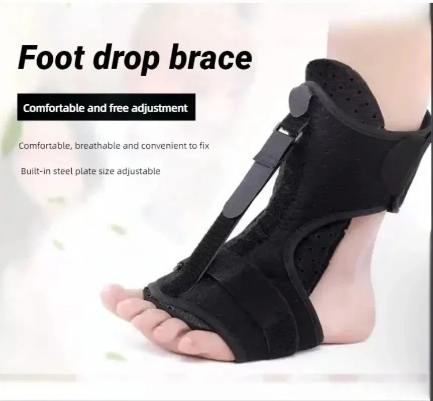 Plantar Fasciitis Night Splint Adjustable Foot Drop Ankle Brace Support Toe Pain