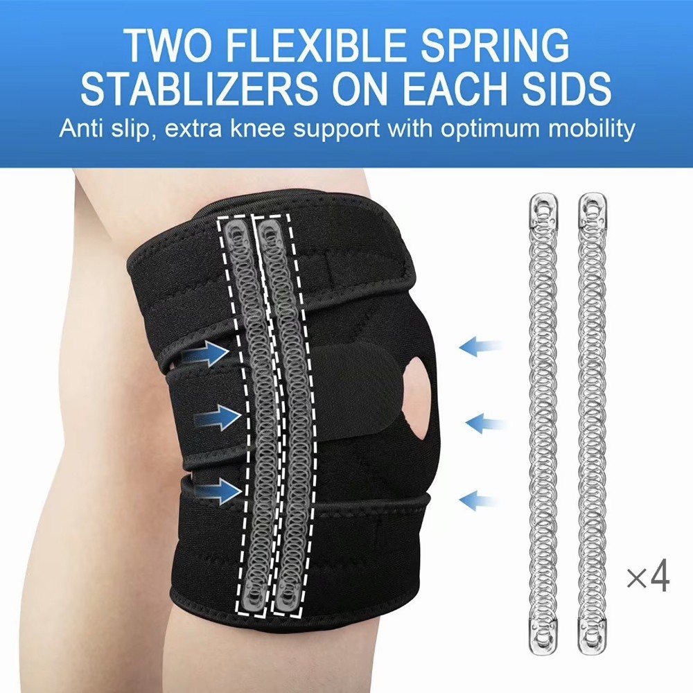 Knee Brace Support Compression Sleeve Joint Patella Kneepad Arthritis Running