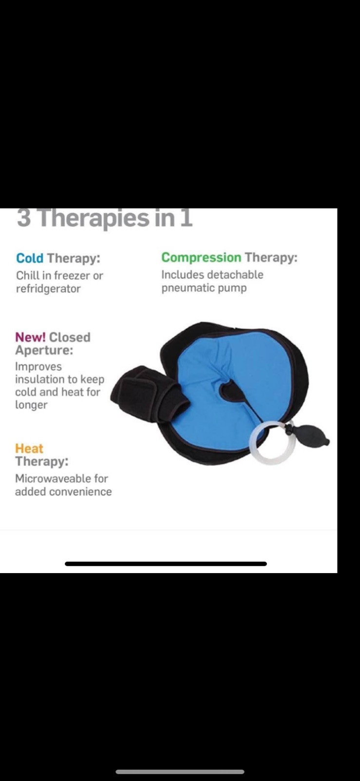 Advanced Left Or Right Shoulder Support W/ Hot & Cold Compression