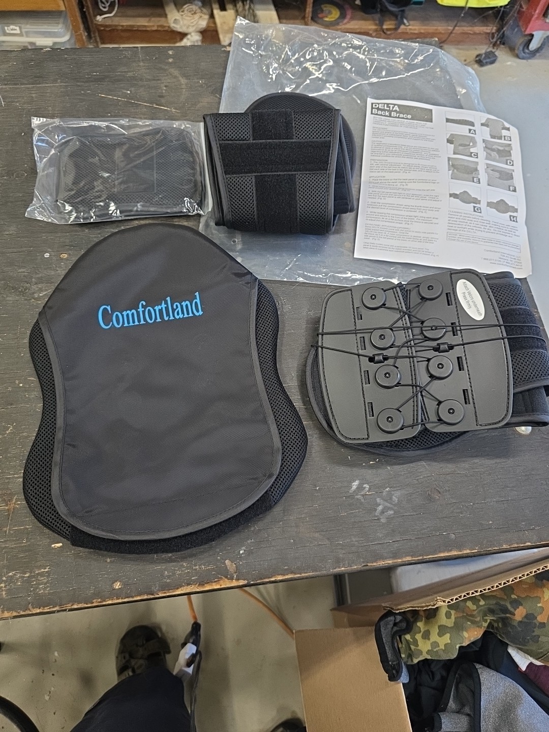 NEW Comfortland Delta 39 DL-59 L0637/L0650 Back Brace Universal Waist Medical