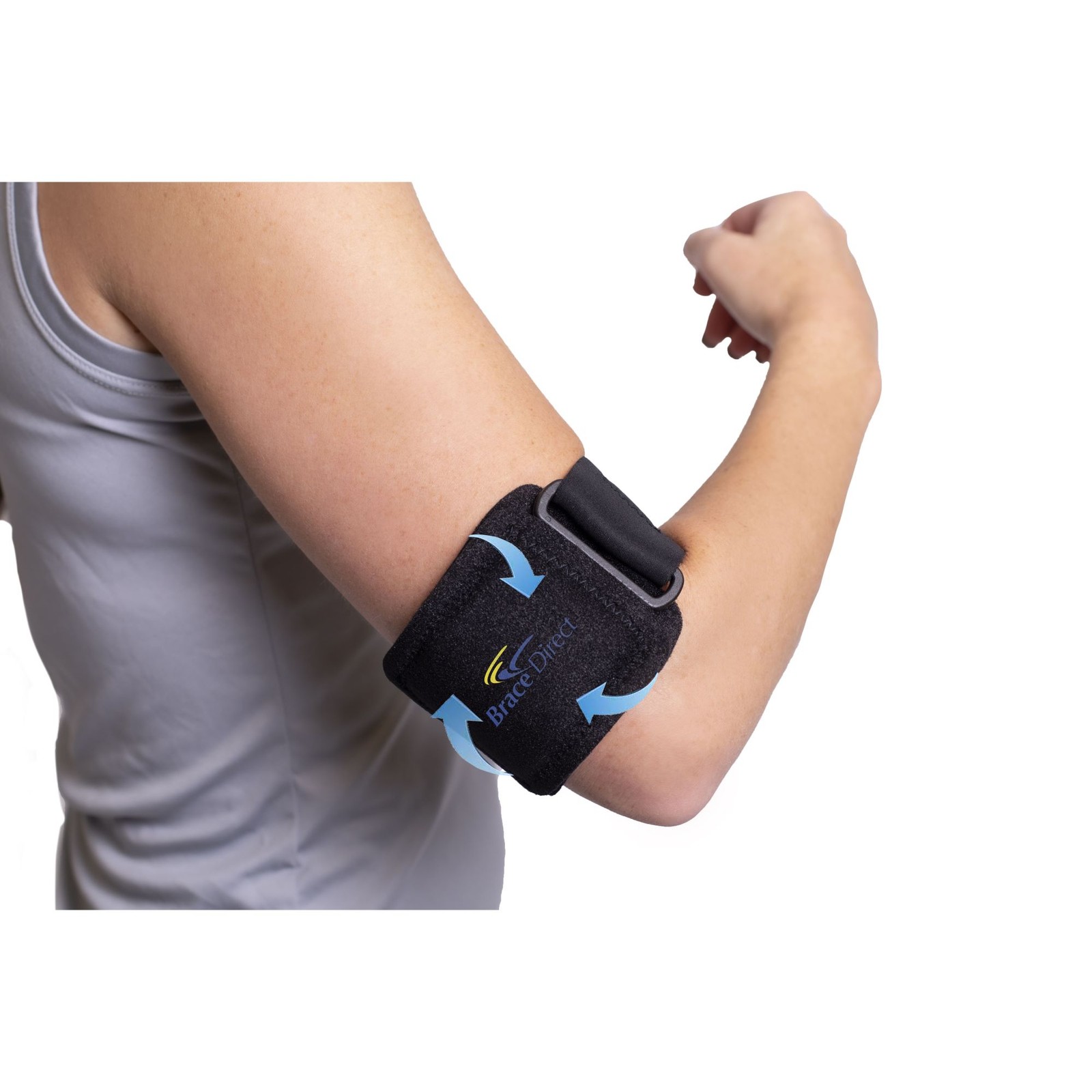 Tennis & Golf Elbow Cold Gel Therapy Brace Compress- Reusable Ice Pack Wrap