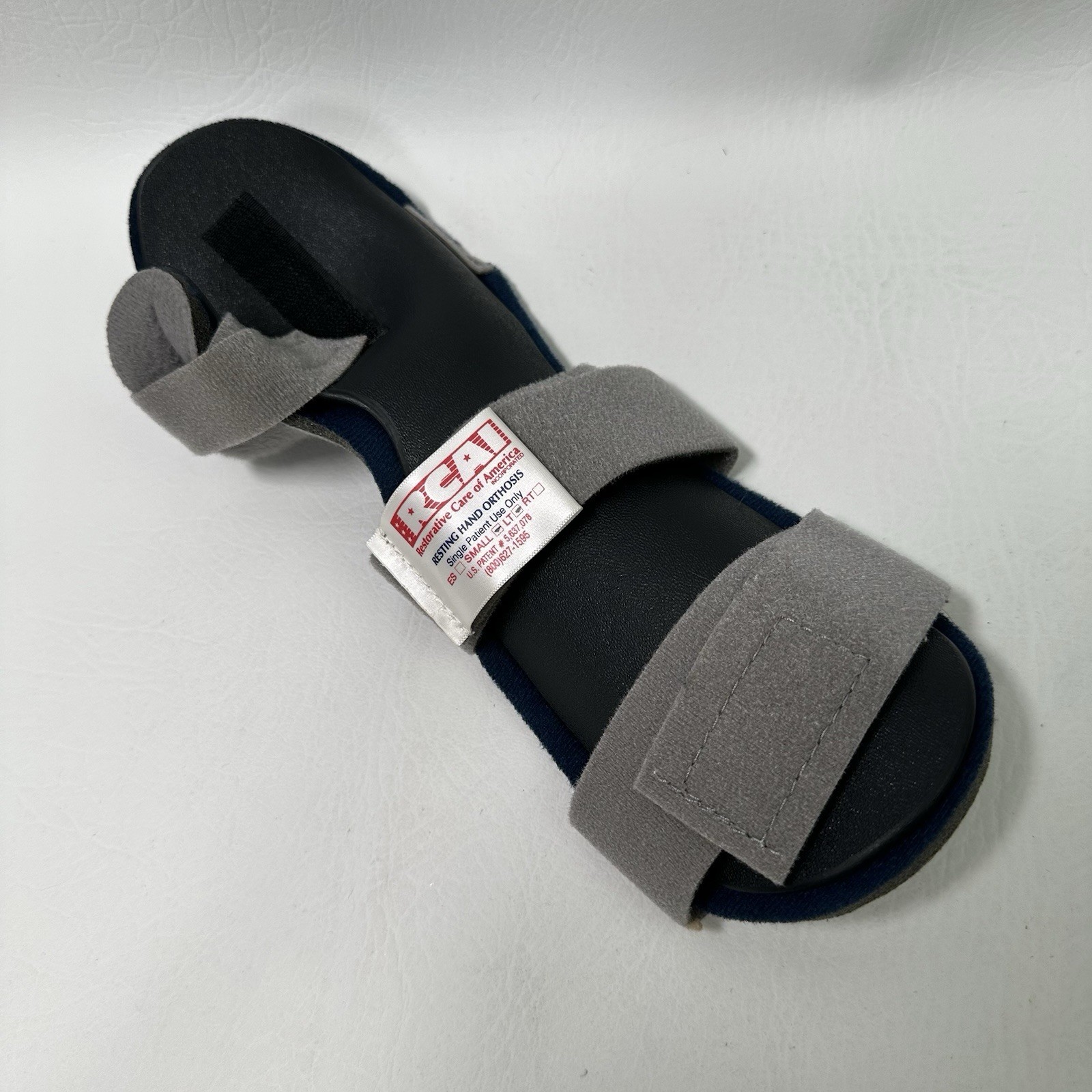 RCAI Resting Hand Orthosis Small Left Brace Padded Adjustable