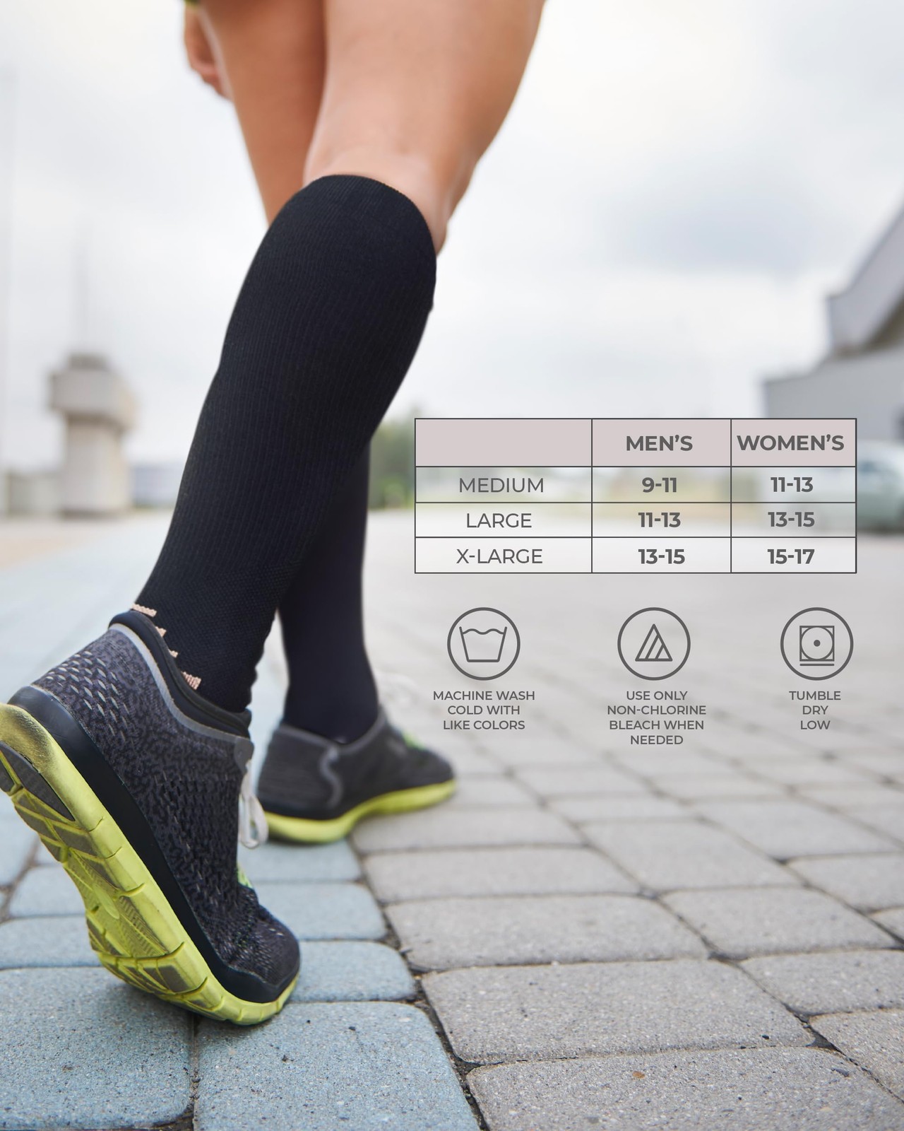 Mens Compression Socks 3 Pairs 2030 mmHg Copper For Running Hiking Athletic