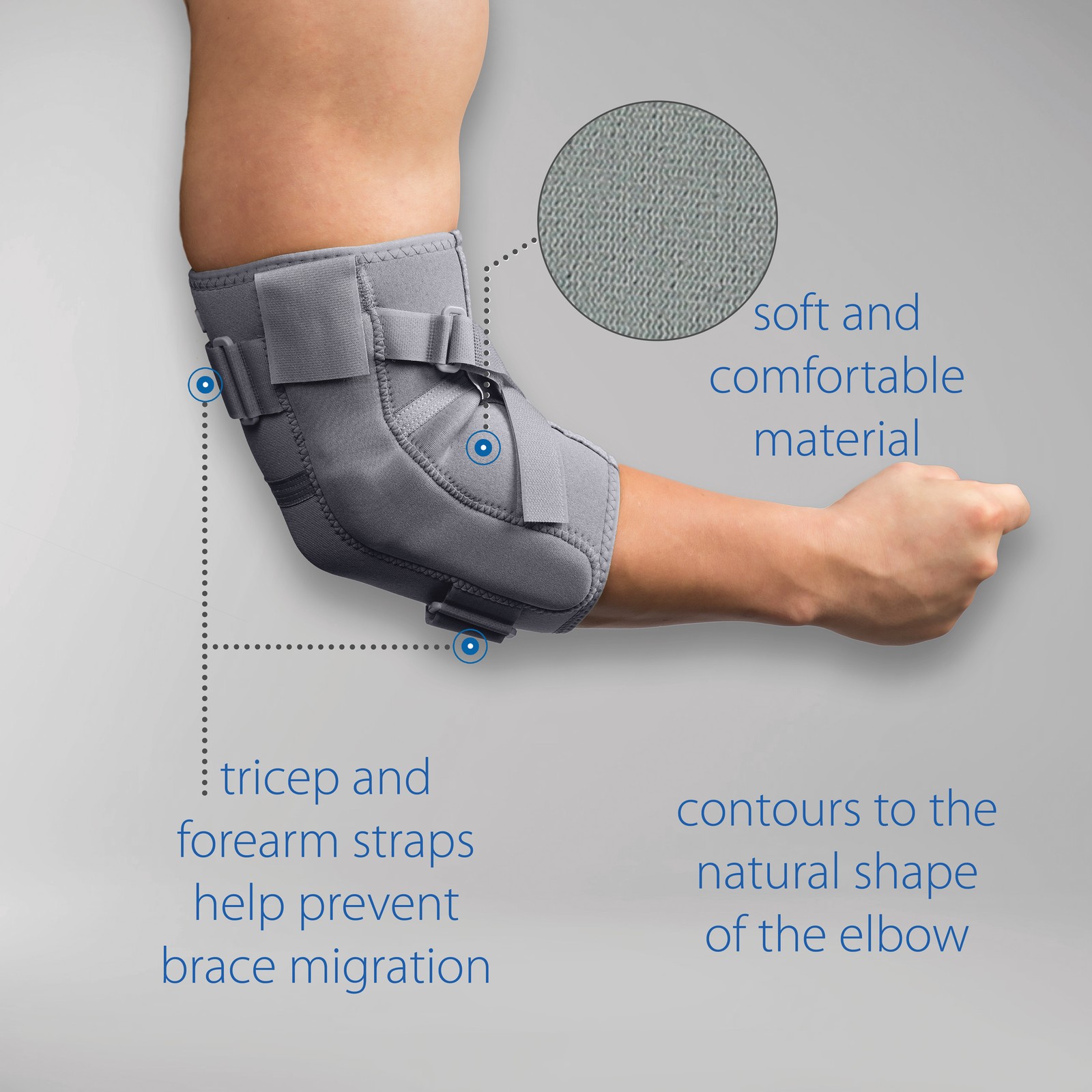 Swede-O Thermal Vent Hinged Elbow Brace NEW