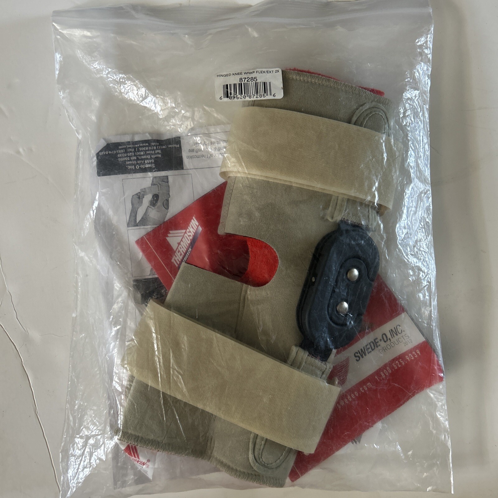New THERMOSKIN Hinged Both Flexion & Extension Knee Wrap ROM Open Sz 2XL (L2)