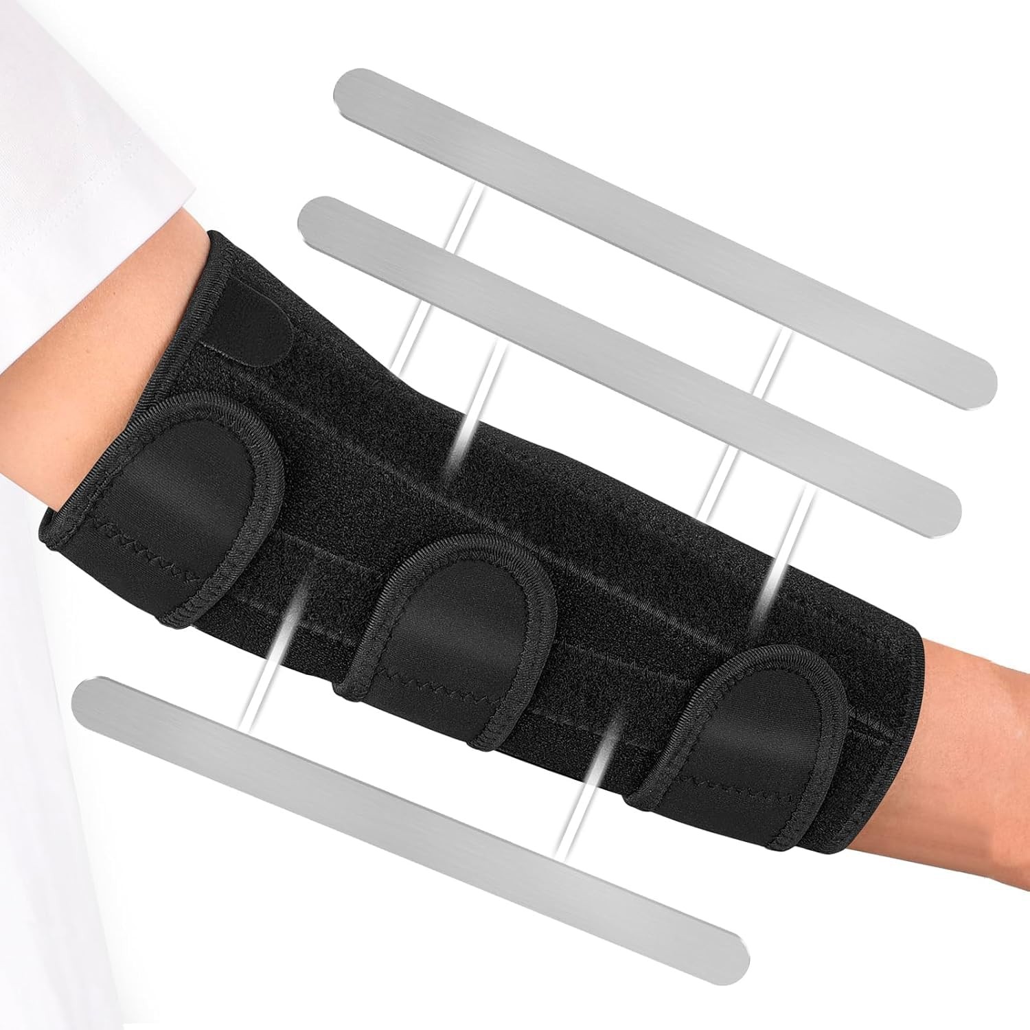 Elbow Brace, Cubital Tunnel Elbow Brace, Elbow Splint for Sleeping Tendonitis…