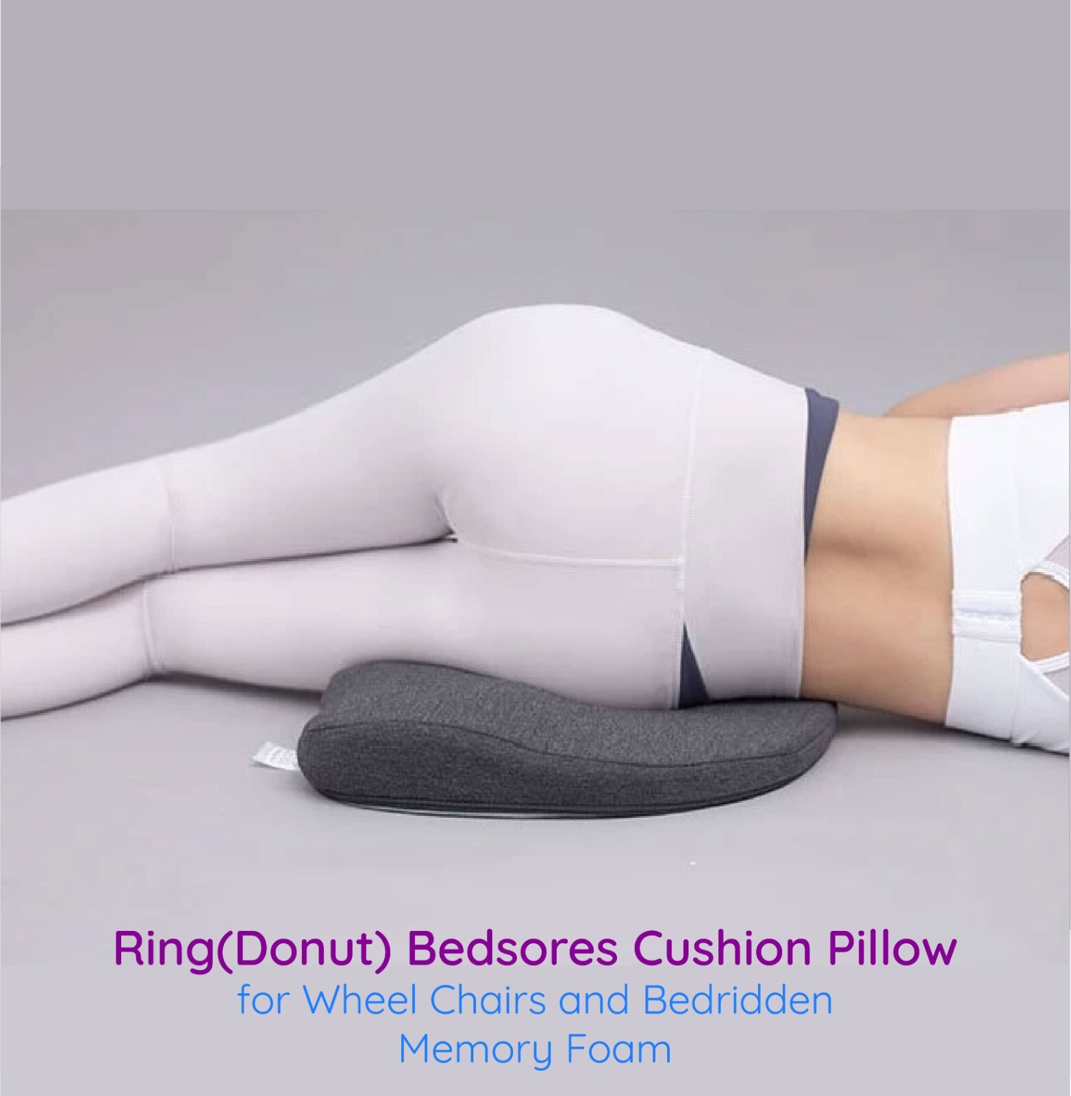 Ring(Donut) Bedsores Cushion Pillow for Wheel Chairs and Bedridden – Memory Foam