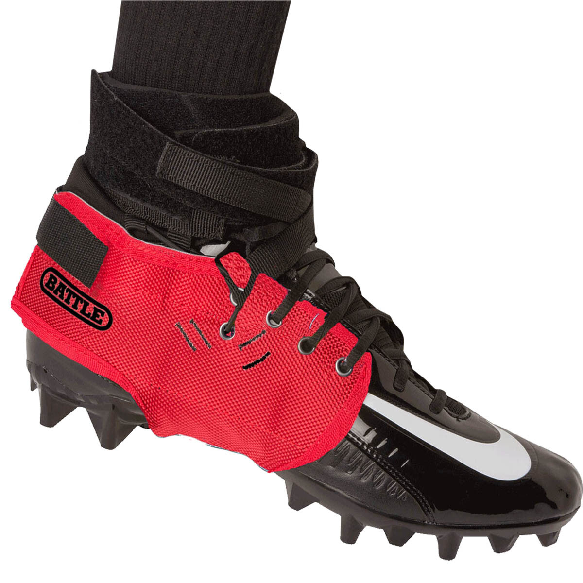 Battle Sports XFAST Over the Cleat Ankle Support System – Red
