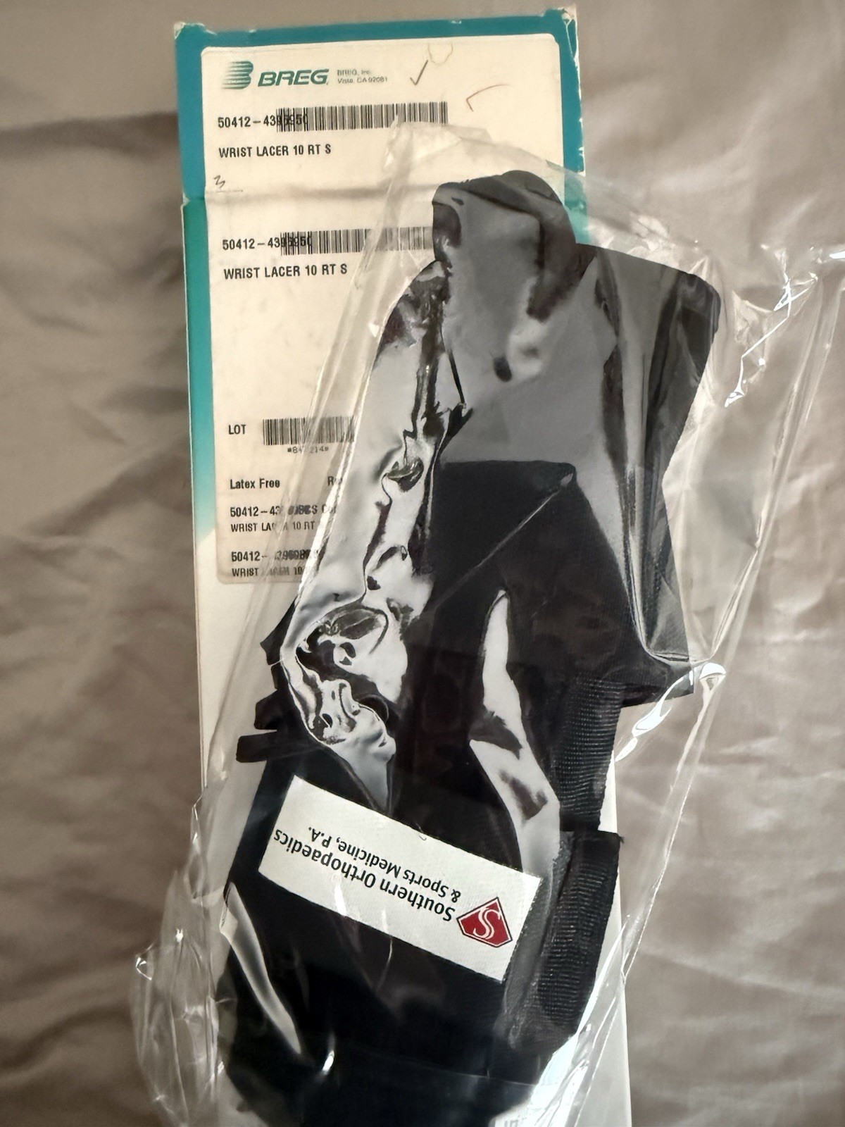 Breg Wrist Laser 10″ Right Small 50412