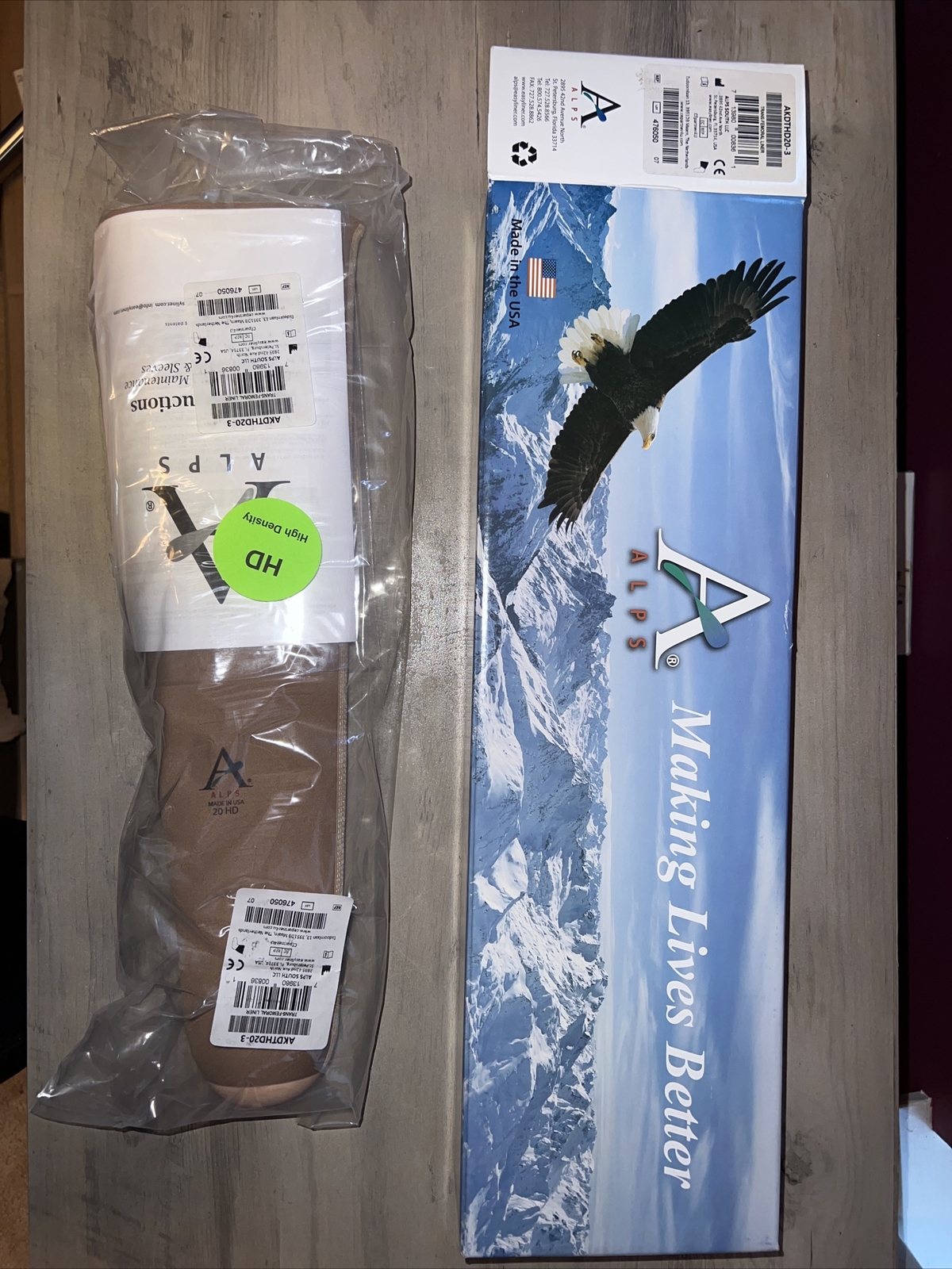 Alps Extreme High Density Gel Prosthetic Locking Liner 20-3. NEW SEALED