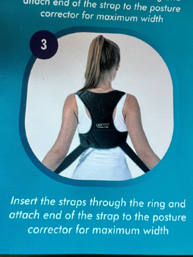 Adjustable for Improved Posture Corrector Upper Back Support Brace Size Small