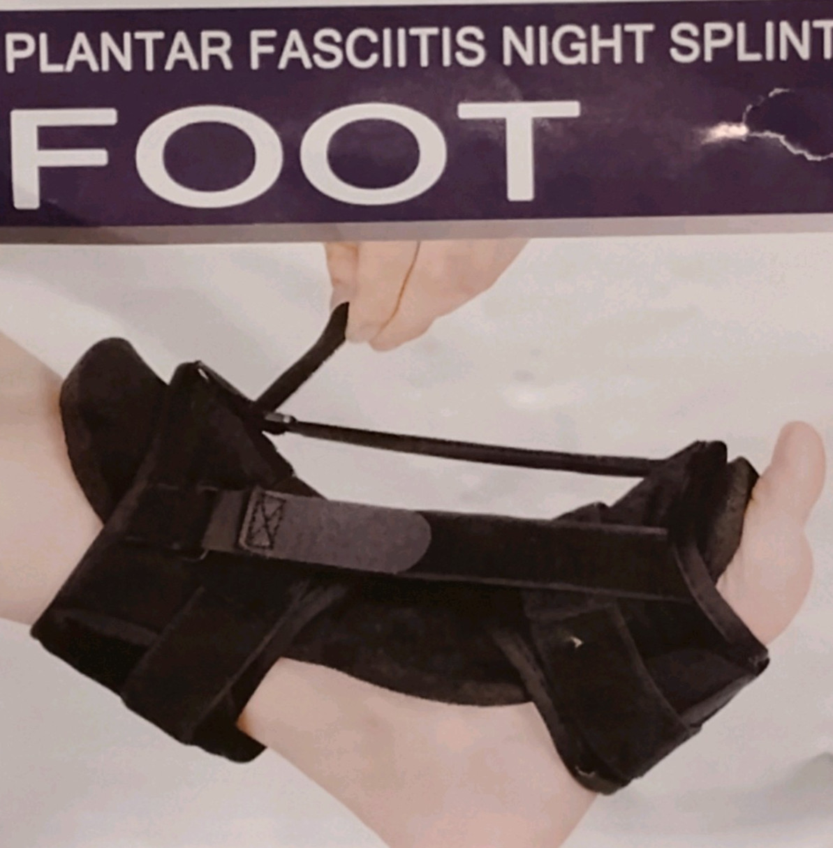 Plantar Fasciitis Night Splint Foot Heal Pain Hard Spike Ball Arch Support Bands