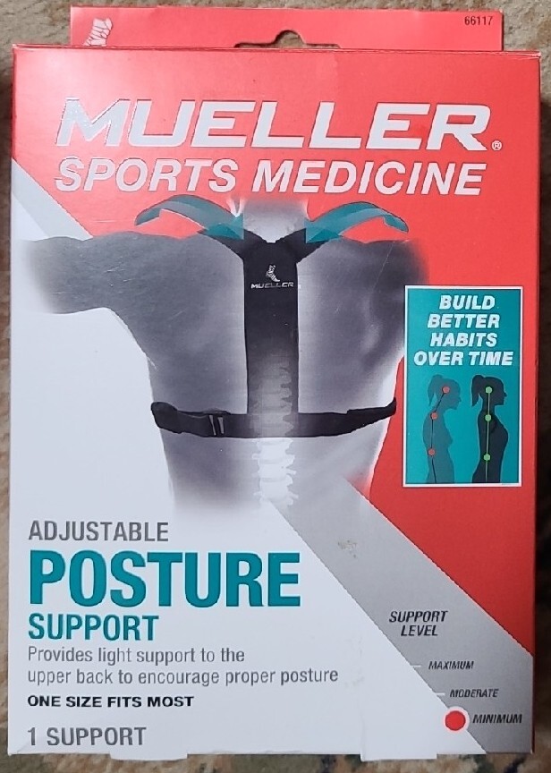 Mueller Sports Medicine Adjustable Posture Support Level Minimum OSFM New