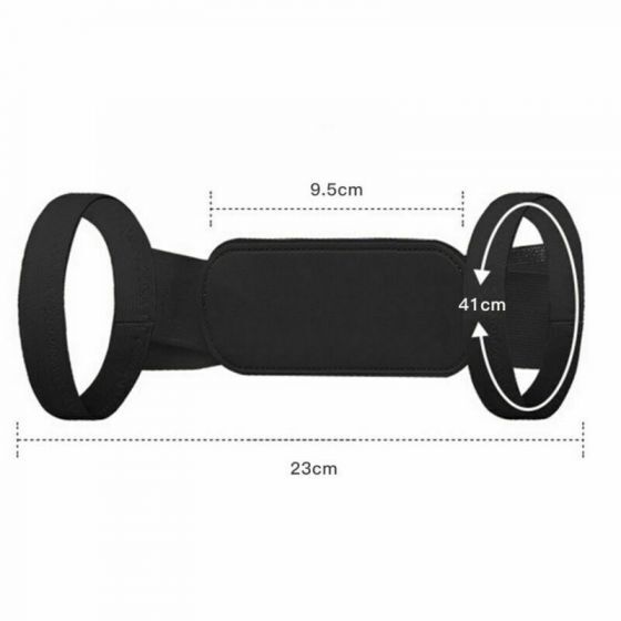 Adjustable Back Support Belt Posture Corrector for Men & Women, Black, S Size