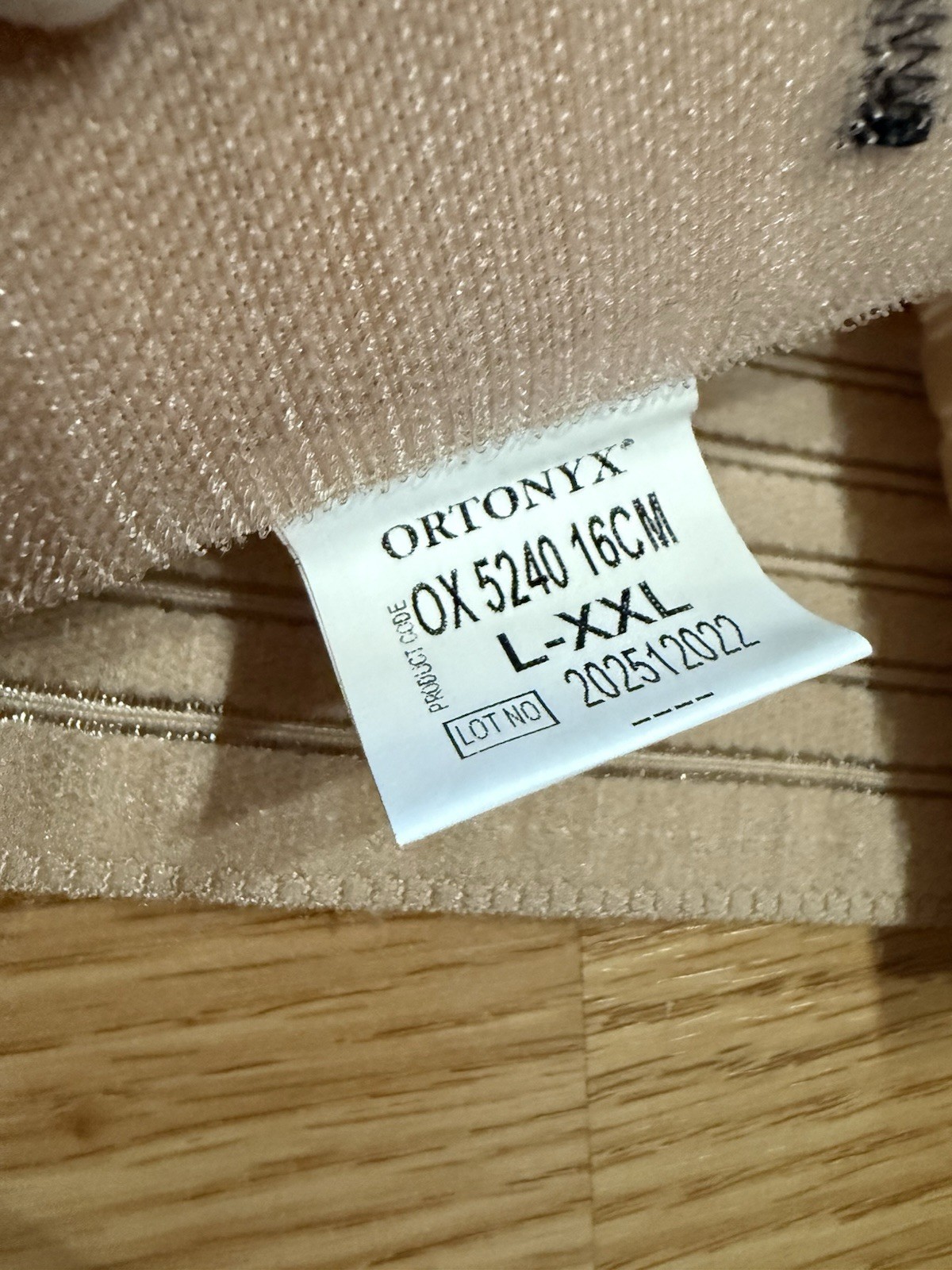 Ortonyx Size L-XXL 6.25″ Rib Brace Elastic Chest Wrap Compression Support Belt