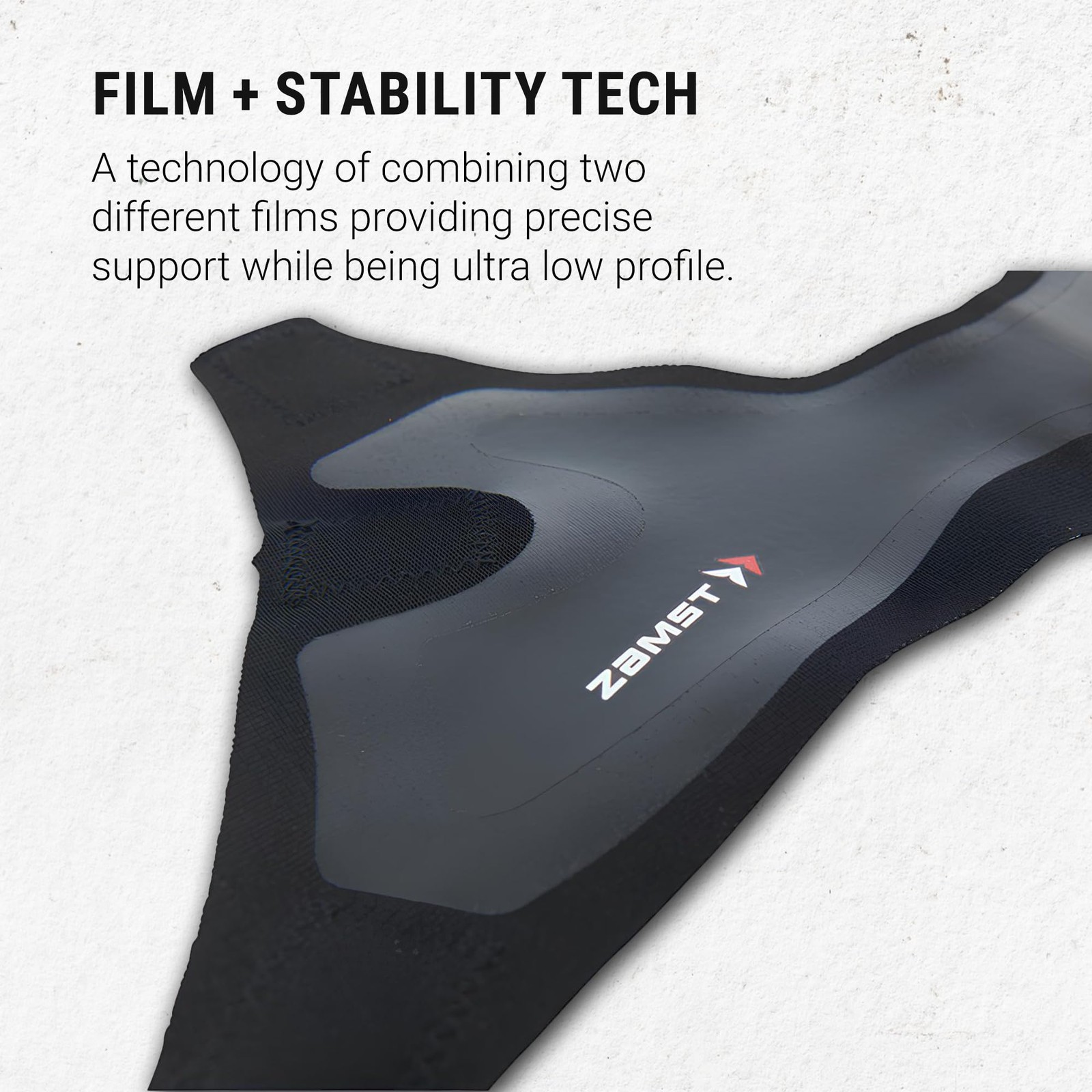 Zamst Filmista Ankle – Ultra-Thin Brace for Sport, Stabilizing Medium, Black