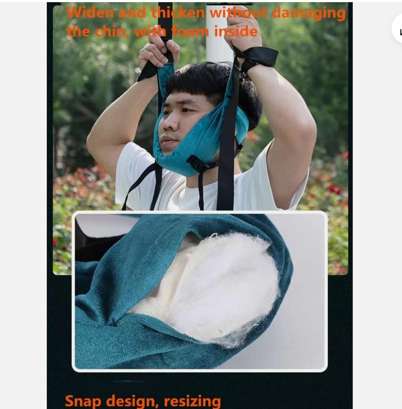 Cervical Neck Traction Belt Hanging Neck Stretching Spondylosis Treatment Device