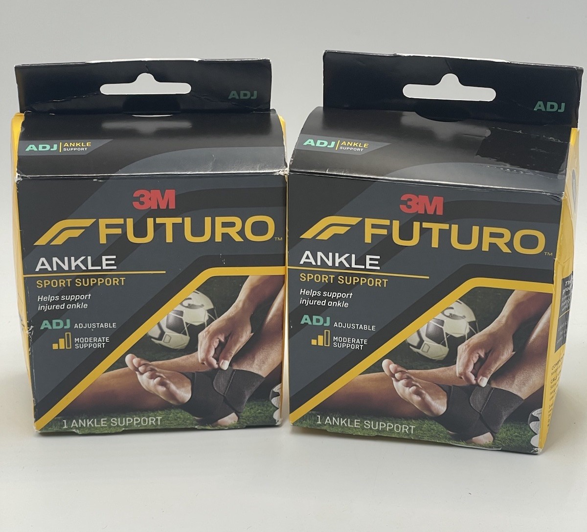 2x Futuro Sport Ankle Support 09037Adjustable Moderate Support