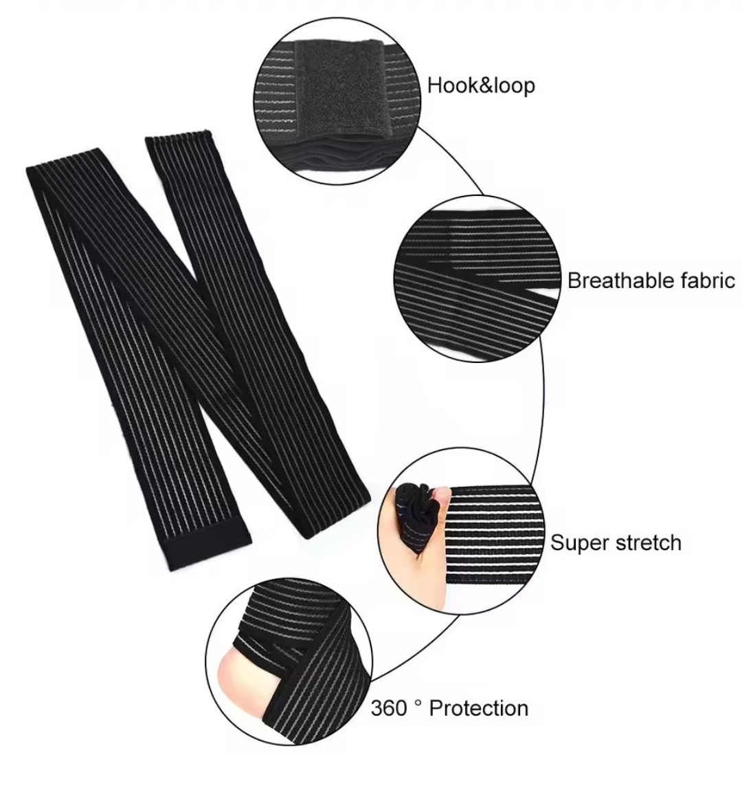 Adjustable Elastic Bandage Wrap Knee Ankle Wrist Support Brace Pain Relief Gym