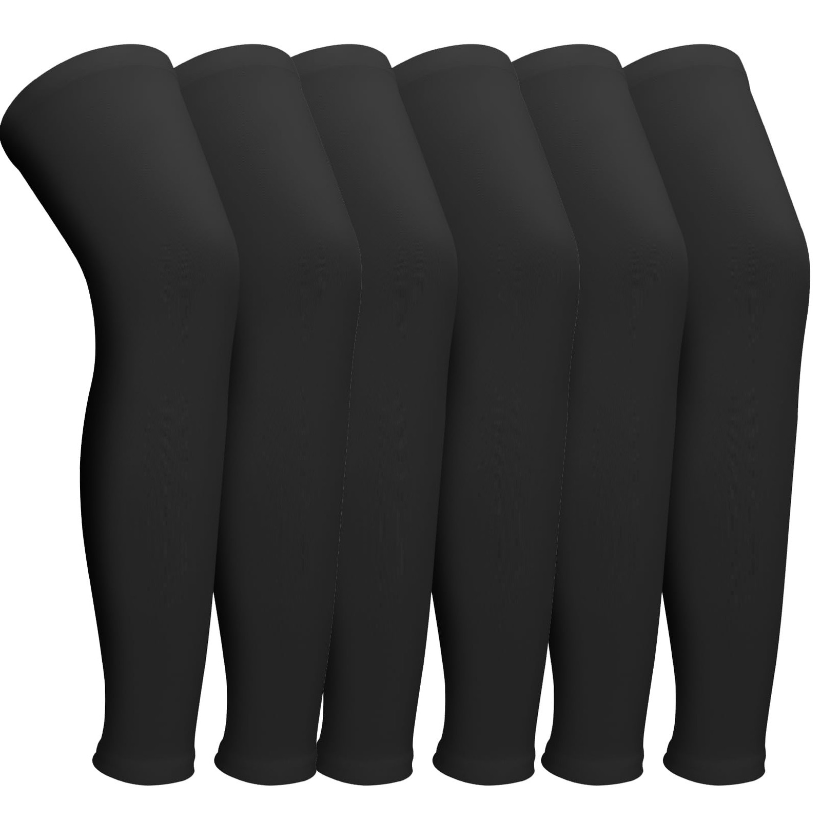 CACASO 3 Pairs Leg Sleeves, Full Length Leg Compression Sleeve