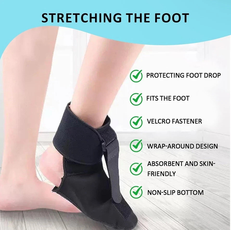 Plantar Fasciitis Night Splint Sock (1PCS) Soft Brace W/ Arch Support SZ Medium